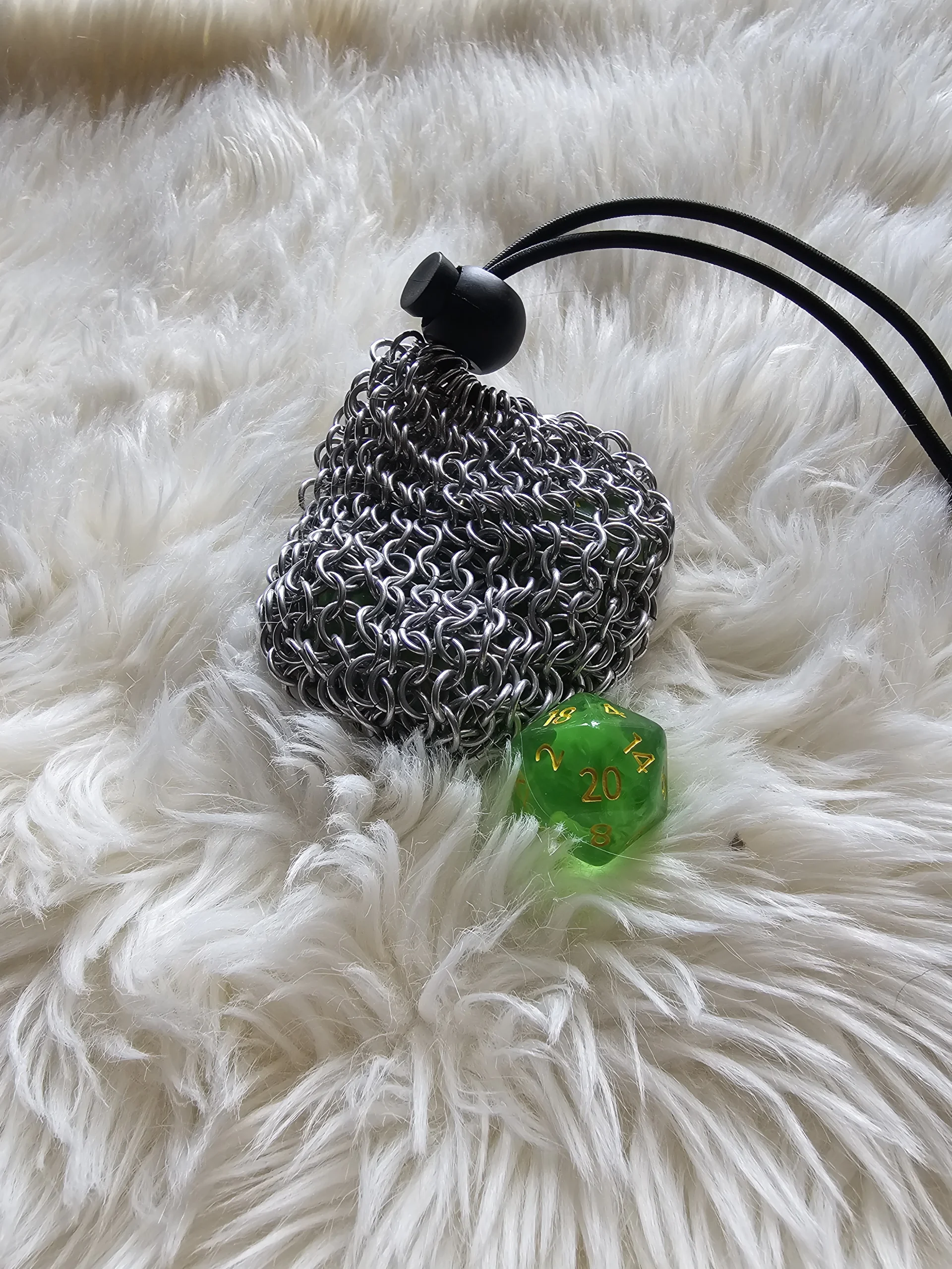 Chainmail Dice Bag