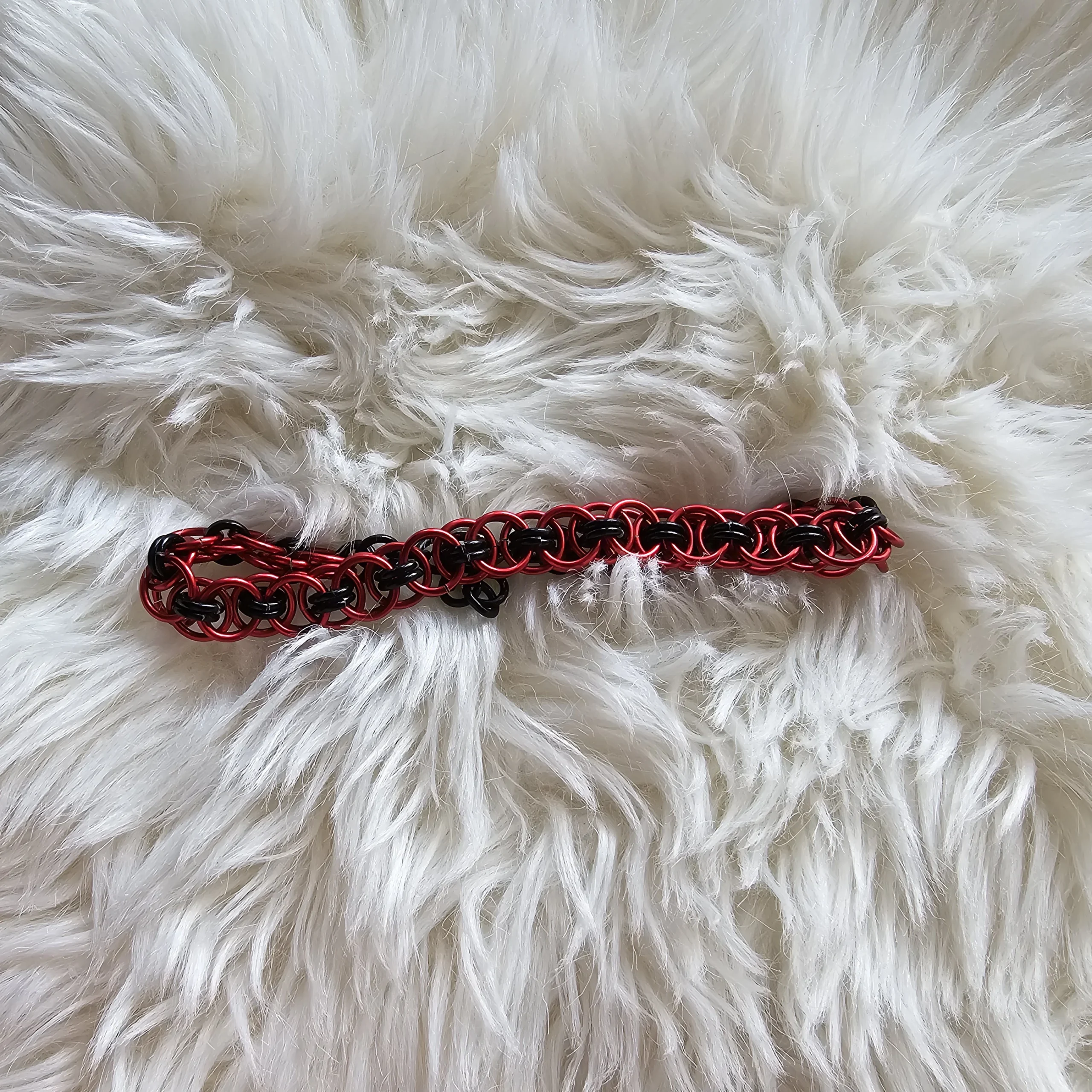 Red and Black Helm Bracelet