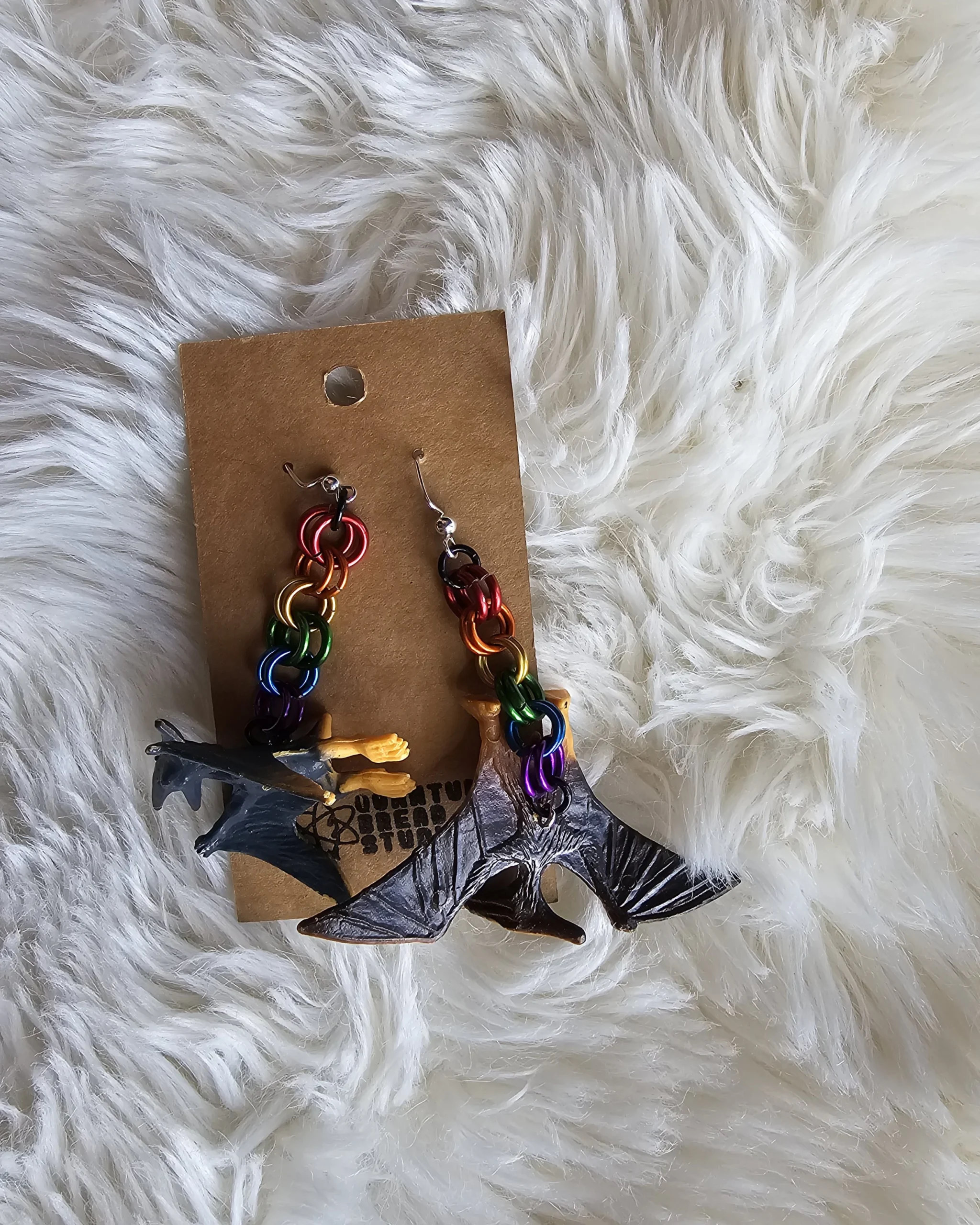 Rainbow Pterodactyl Danglers